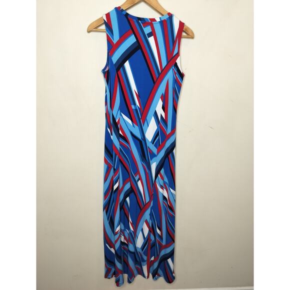Susan Graver Maxi Dress Stretch Jersey Sleeveless - Picture 7 of 8